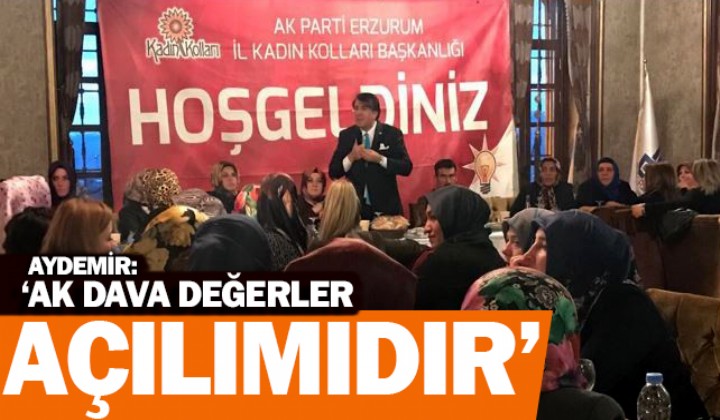 Aydemir: AK Dava deerler almdr