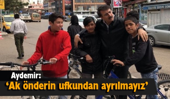 Aydemir: Ak nderin ufkundan ayrlmayz