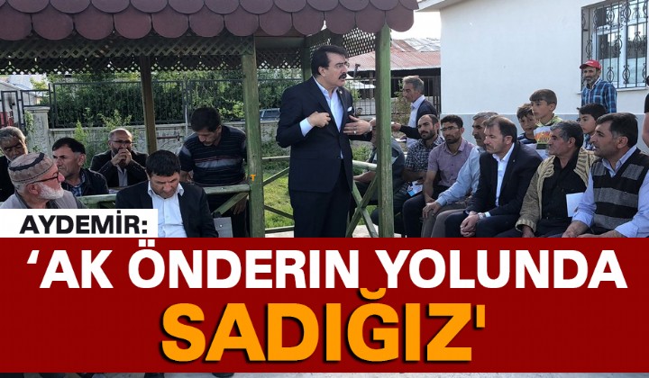 Aydemir: AK nderin yolunda sadz 