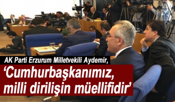 Aydemir: Cumhurbakanmz, milli diriliin mellifidir