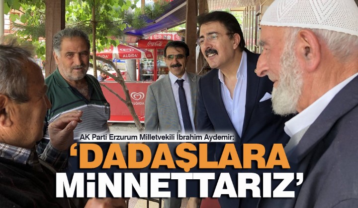 Aydemir: Dadalara minnettarz