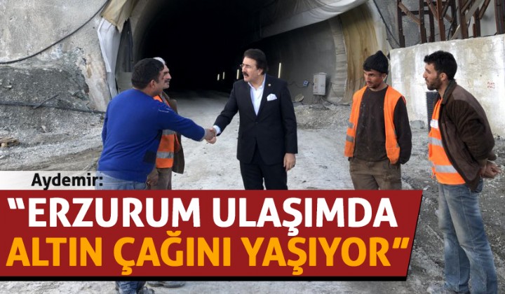 Aydemir: Erzurum ulamda altn an yayor