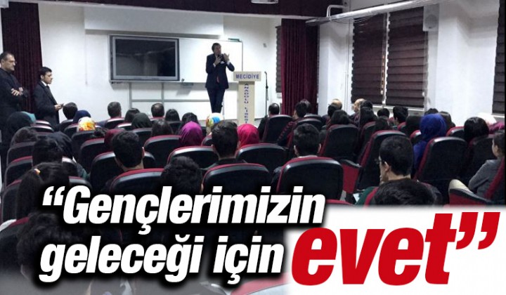 Aydemir: Genlerimizin gelecei iin evet
