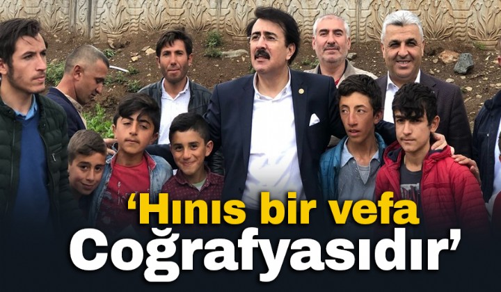 Aydemir: Hns bir vefa corafyasdr