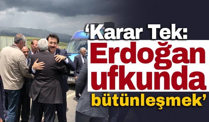 Aydemir: Karar Tek: Erdoan ufkunda btnlemek