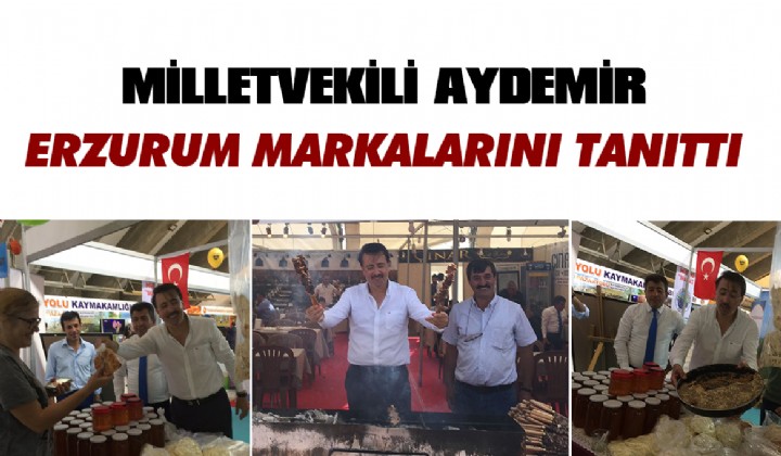 Milletvekili Aydemir Erzurum markalarn tantt